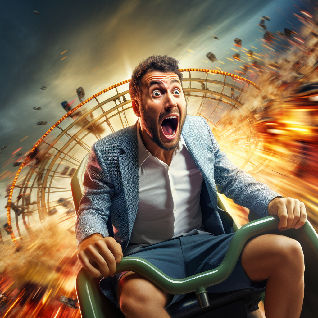 inwestycje w BTC jak jazda na roller coasterze