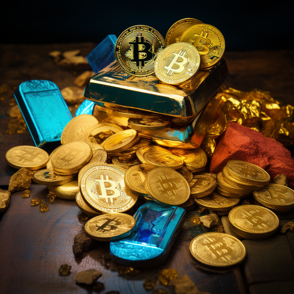 złoto i bitcoiin jako cyfrowe złoto w kryptokantor